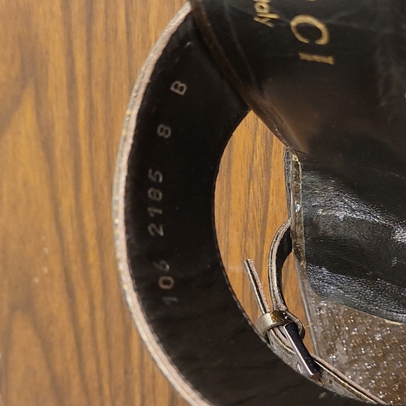 GUCCI heels sandals size 8 bronze stunning and fun - Picture 9 of 12